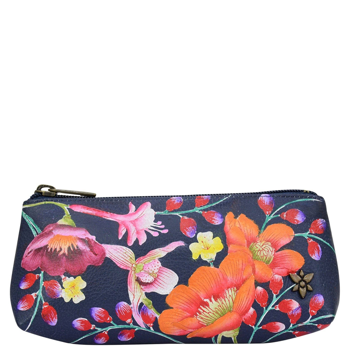 Leather Hand Painted Cosmetic Case - 1145 – Anuschka