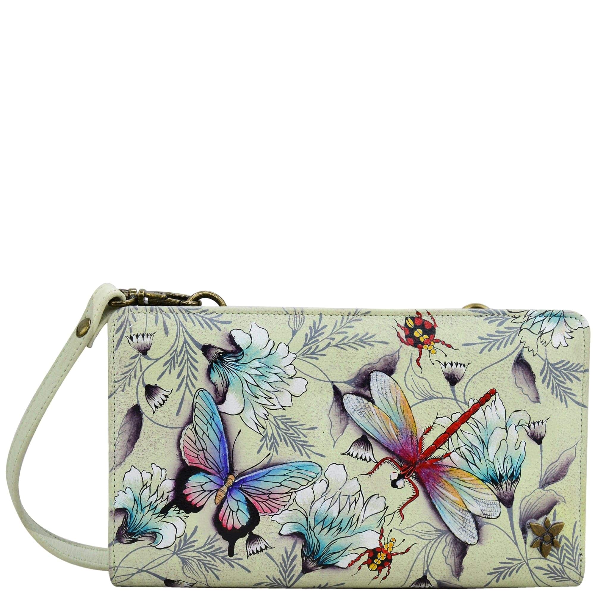 Wondrous Wings Organizer Wallet Crossbody - 1149