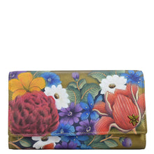 Load image into Gallery viewer, Dreamy Floral Checkbook Clutch with RFID - 1153
