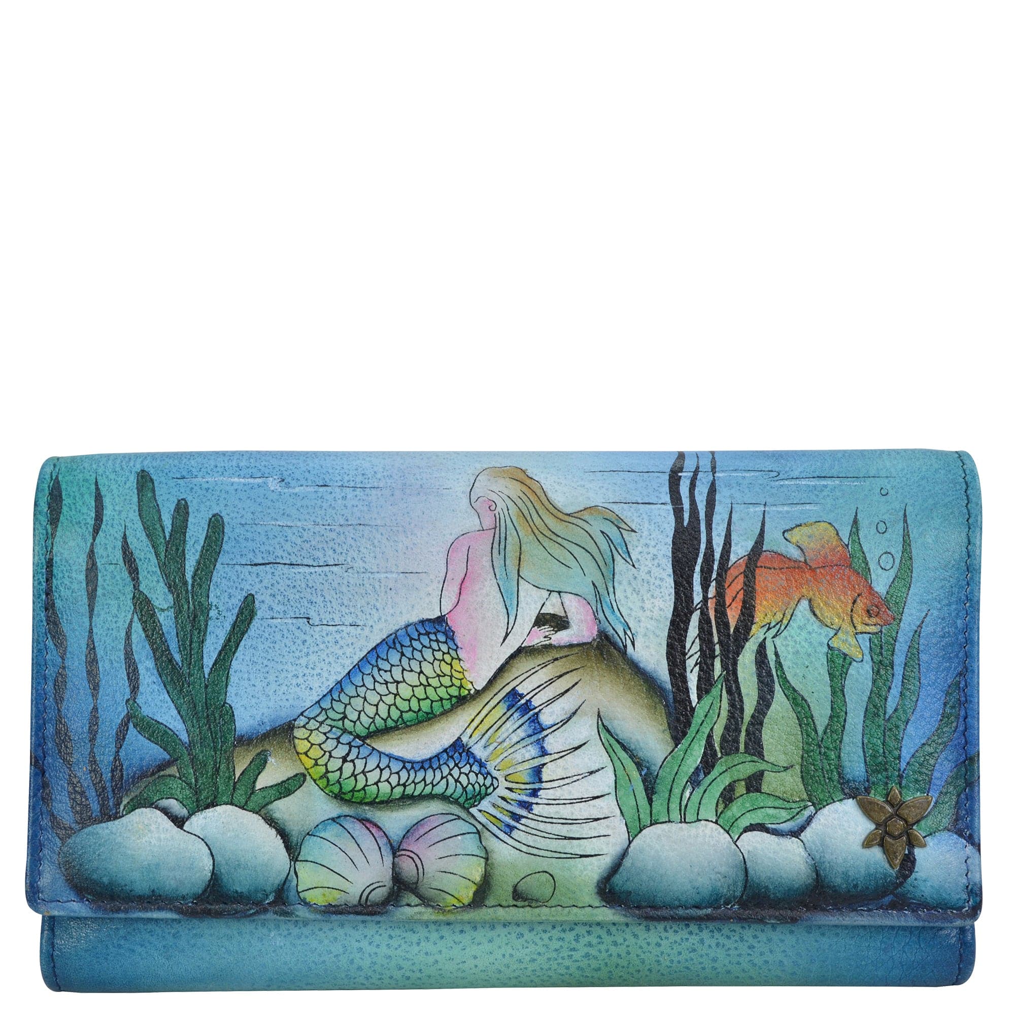 Little Mermaid - Checkbook Clutch with RFID - 1153