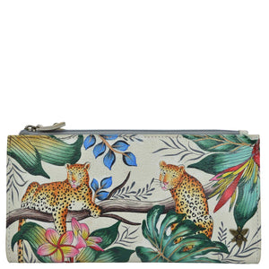 Anuschka Hand-Painted Leather Mini Two-Fold Wallet
