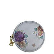 Floral Charm Round Coin Purse - 1175