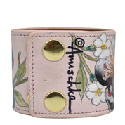 Painted Leather Cuff - 1176