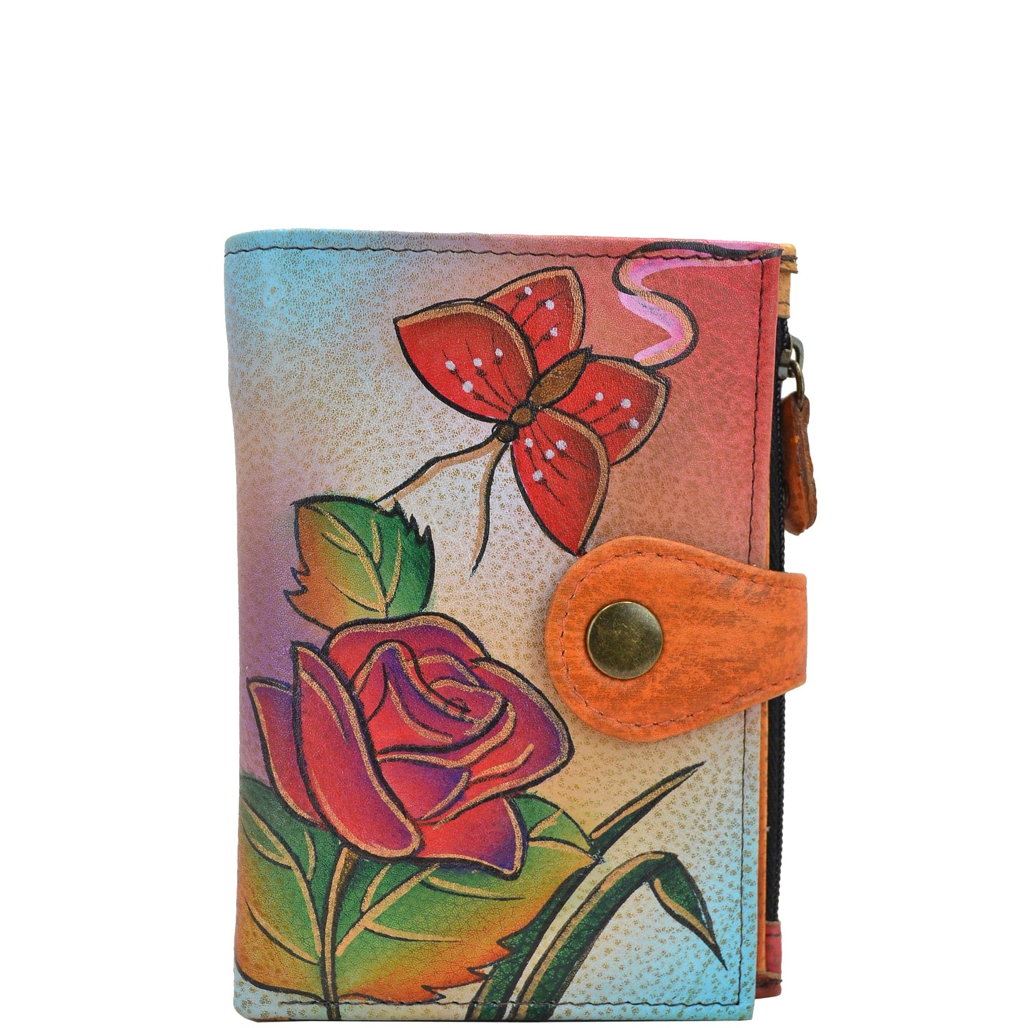 Rose Butterfly Ladies Wallet - 1700