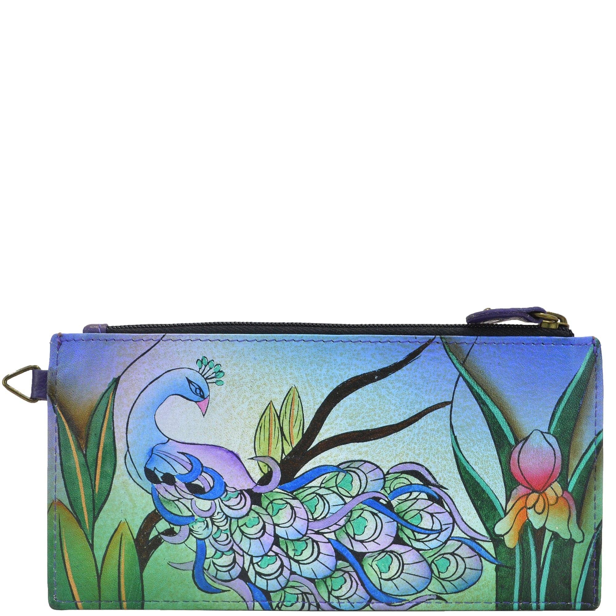 Midnight Peacock Organizer Wallet - 1713