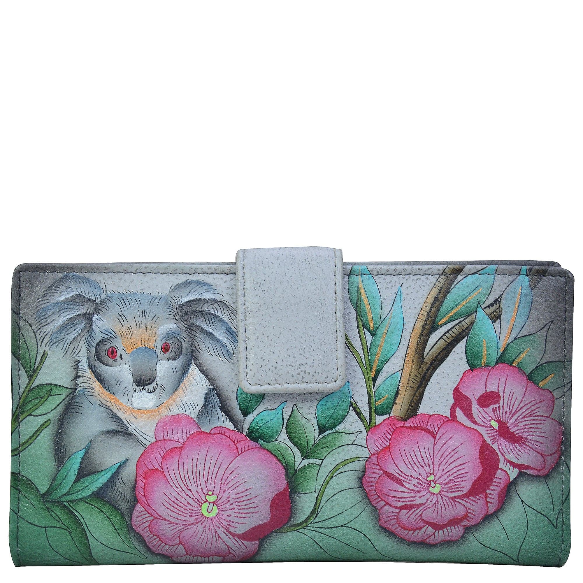 Buy Anna by Anuschka Hand Painted Leather, Two Fold Wallet/Clutch