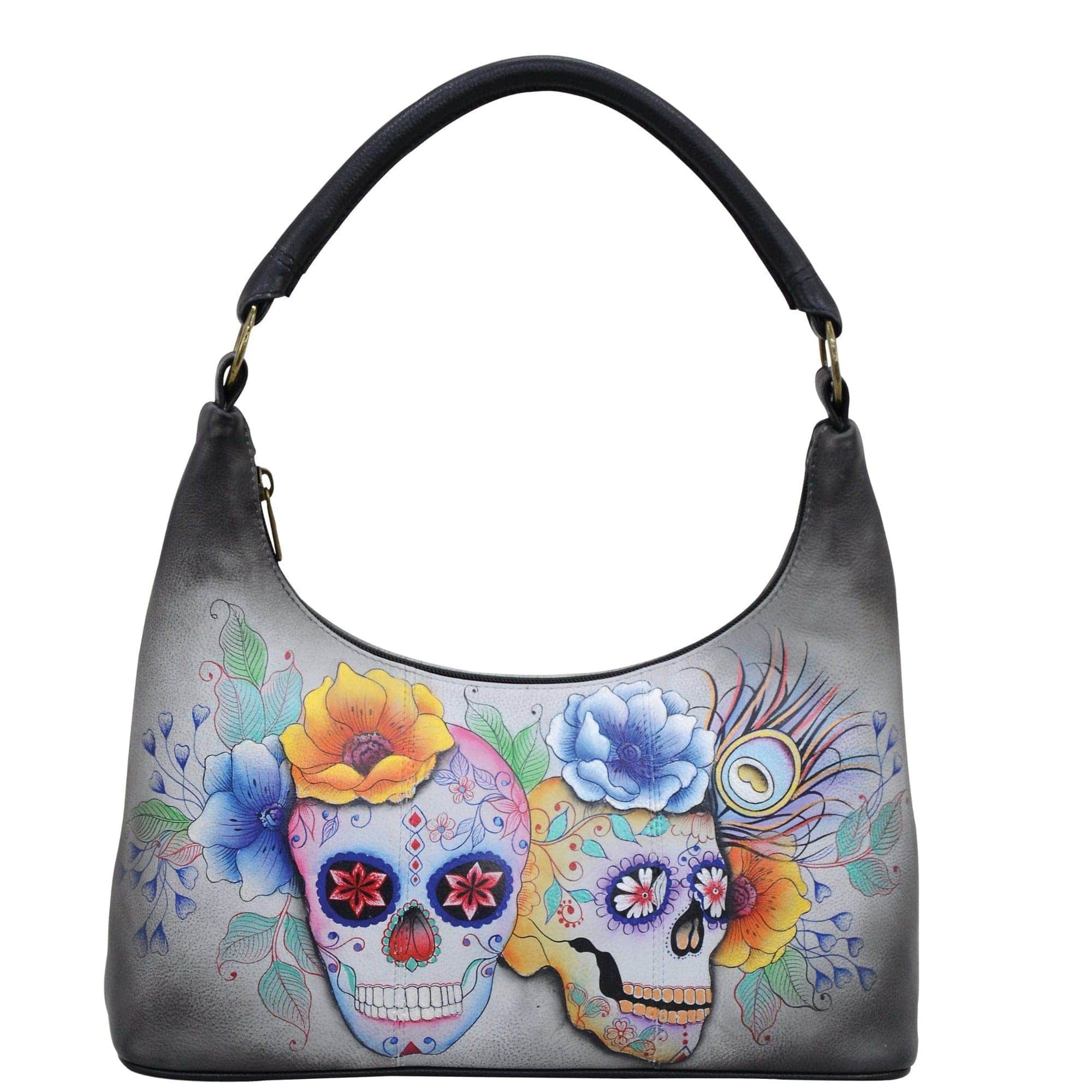 Calaveras de Azucar Medium Zip Top Hobo - 371