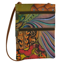 Load image into Gallery viewer, Patchwork Garden Mini Double Zip Travel Crossbody - 448
