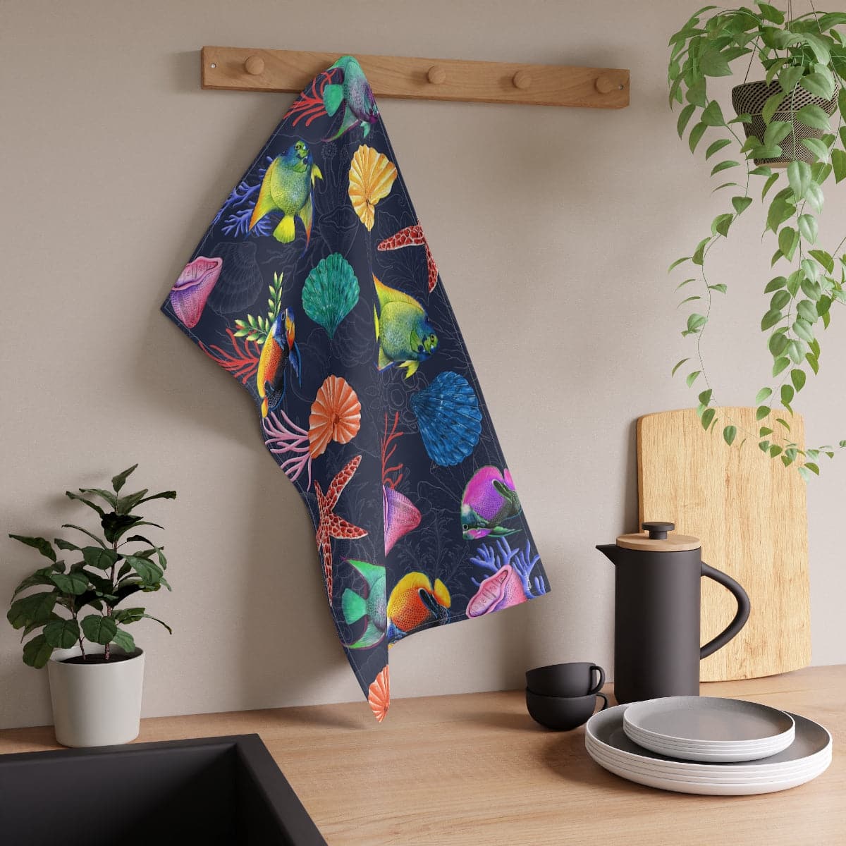 Mystical Reef Kitchen Towel