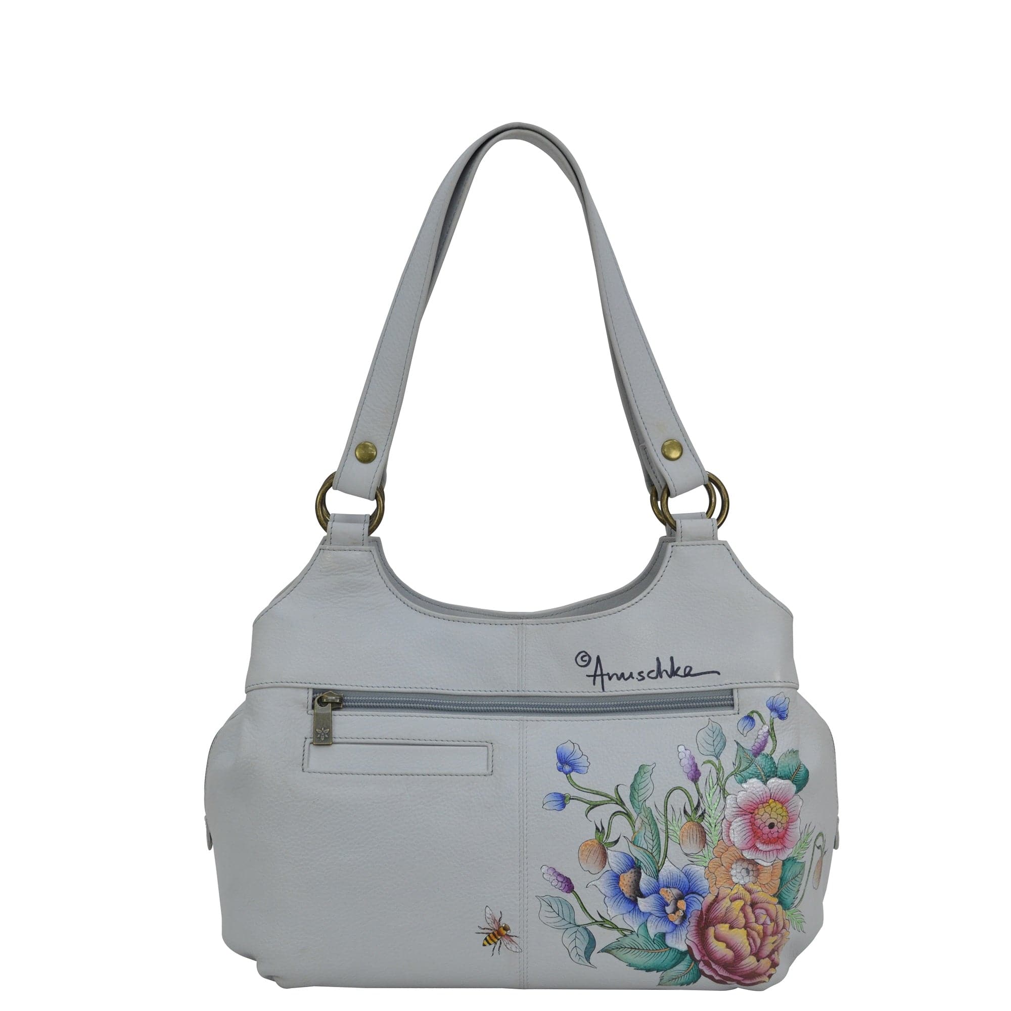 Triple Compartment Large Satchel - 652