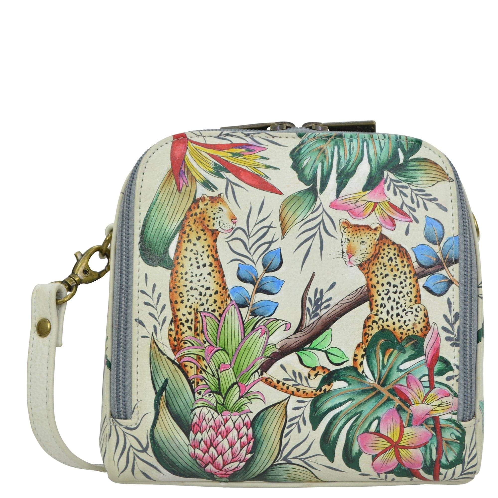 Jungle Queen Ivory Zip Around Travel Organizer - 668