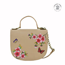 Load image into Gallery viewer, Flower Garden Almond Flap Crossbody - 694
