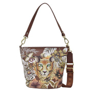 Cleopatra's Leopard - Tall Bucket Hobo - 699