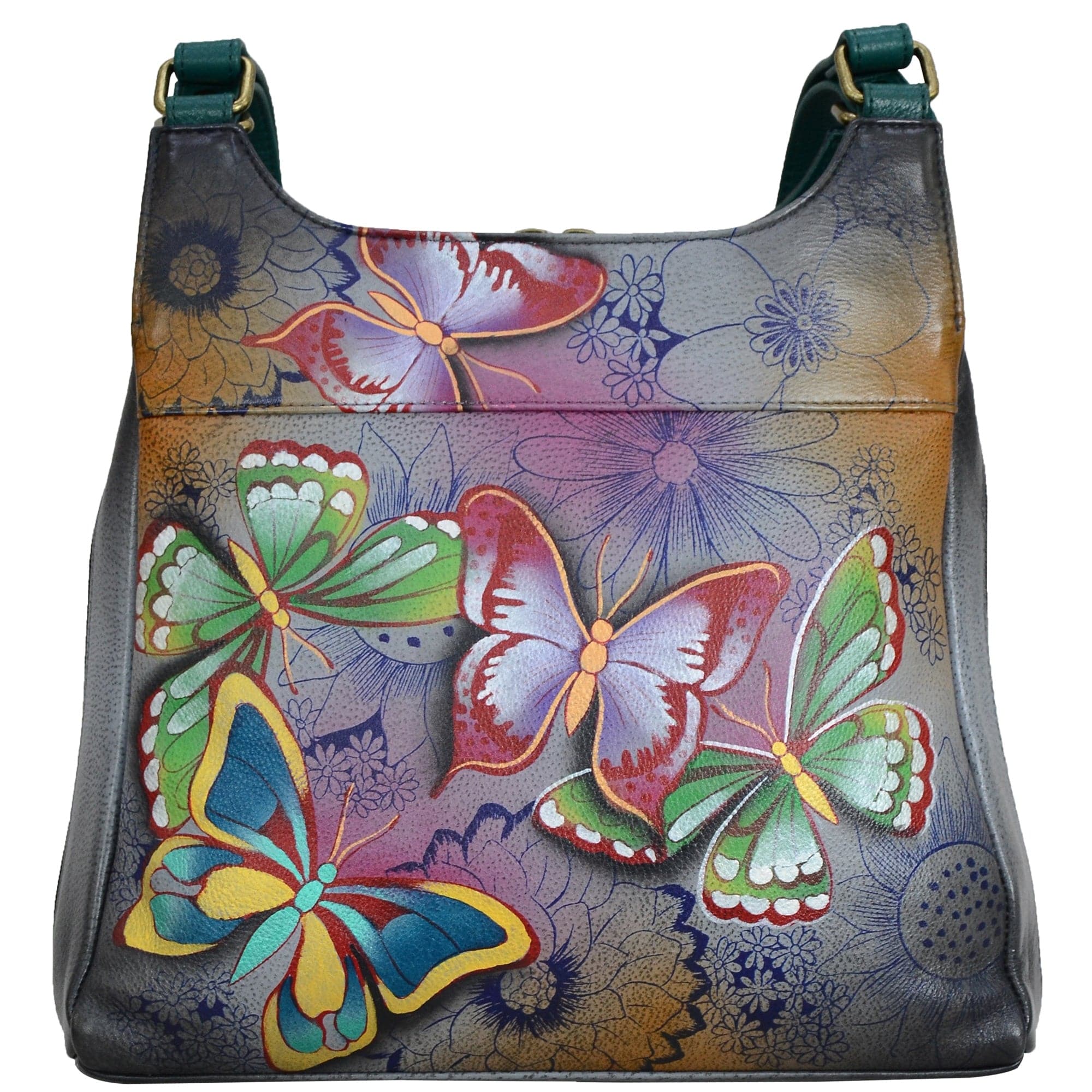 Butterfly Paradise Triple Compartment Satchel - 7001