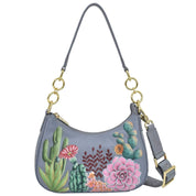 Desert Garden - Small Convertible Hobo - 701