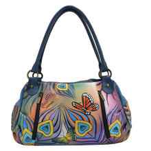 Load image into Gallery viewer, Flying Peacock Ruched Satchel - 8064
