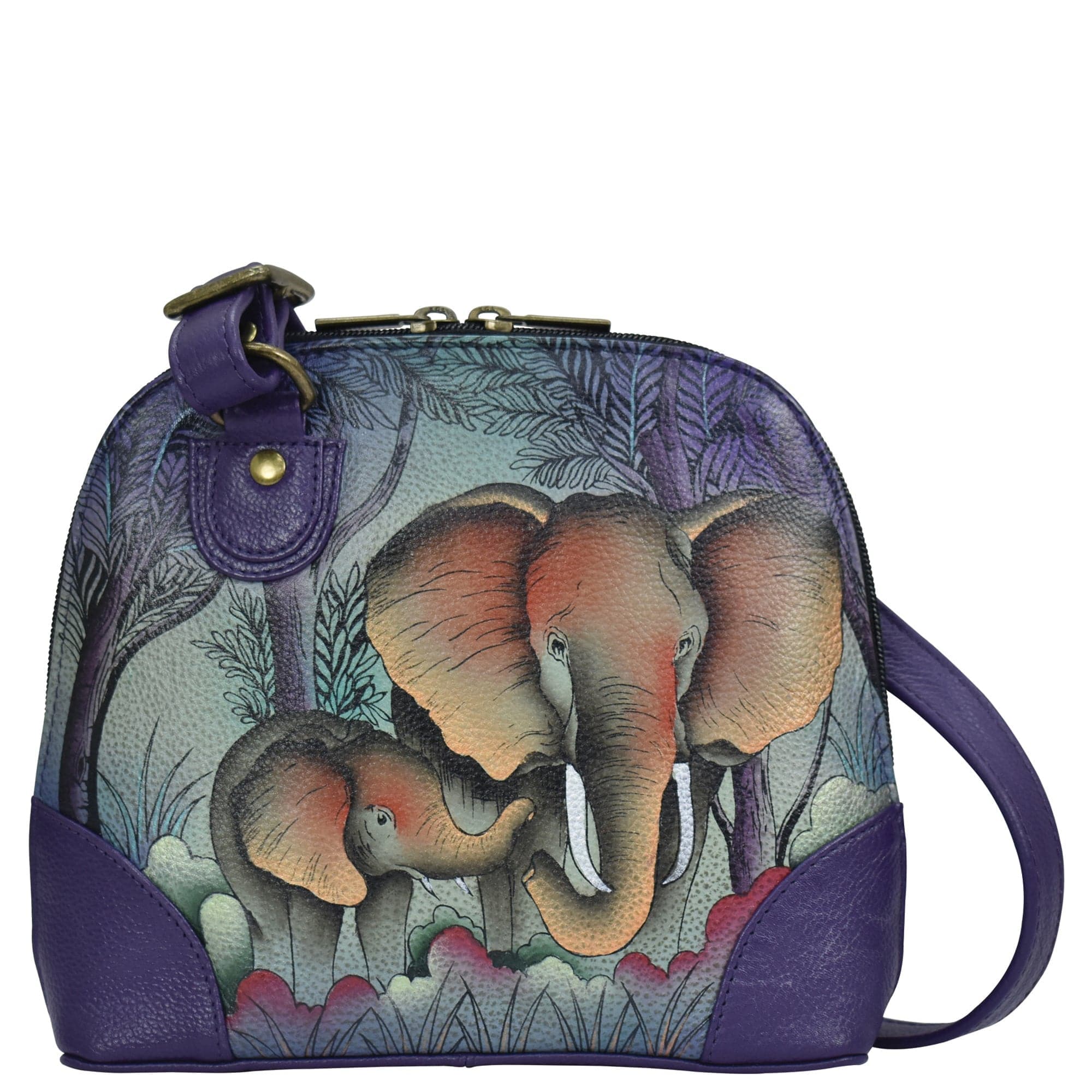 Elephant Family Small Multi Compartment Zip-Around Organizer - 8109