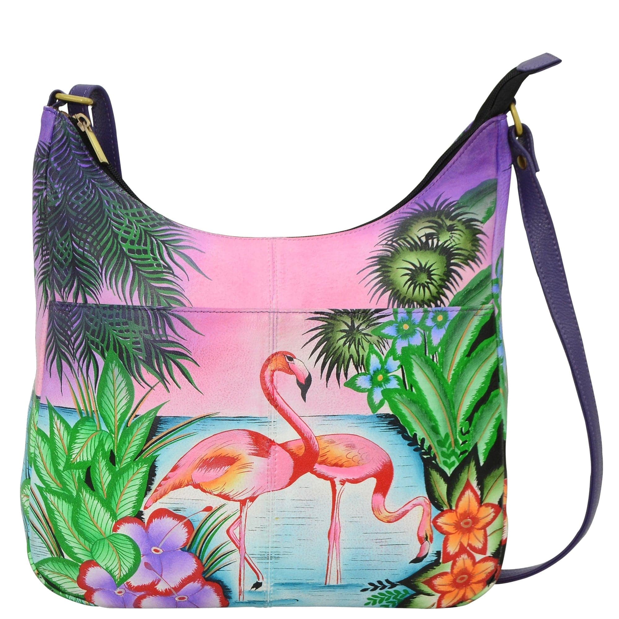 Anuschka flamingo bag sale