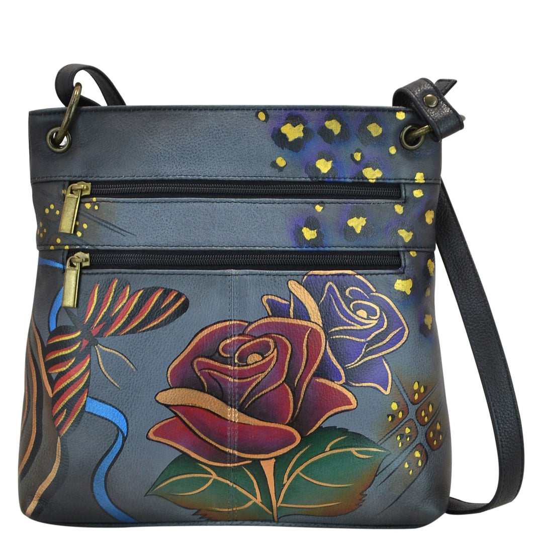 Rose Safari Grey Medium Crossbody - 8201