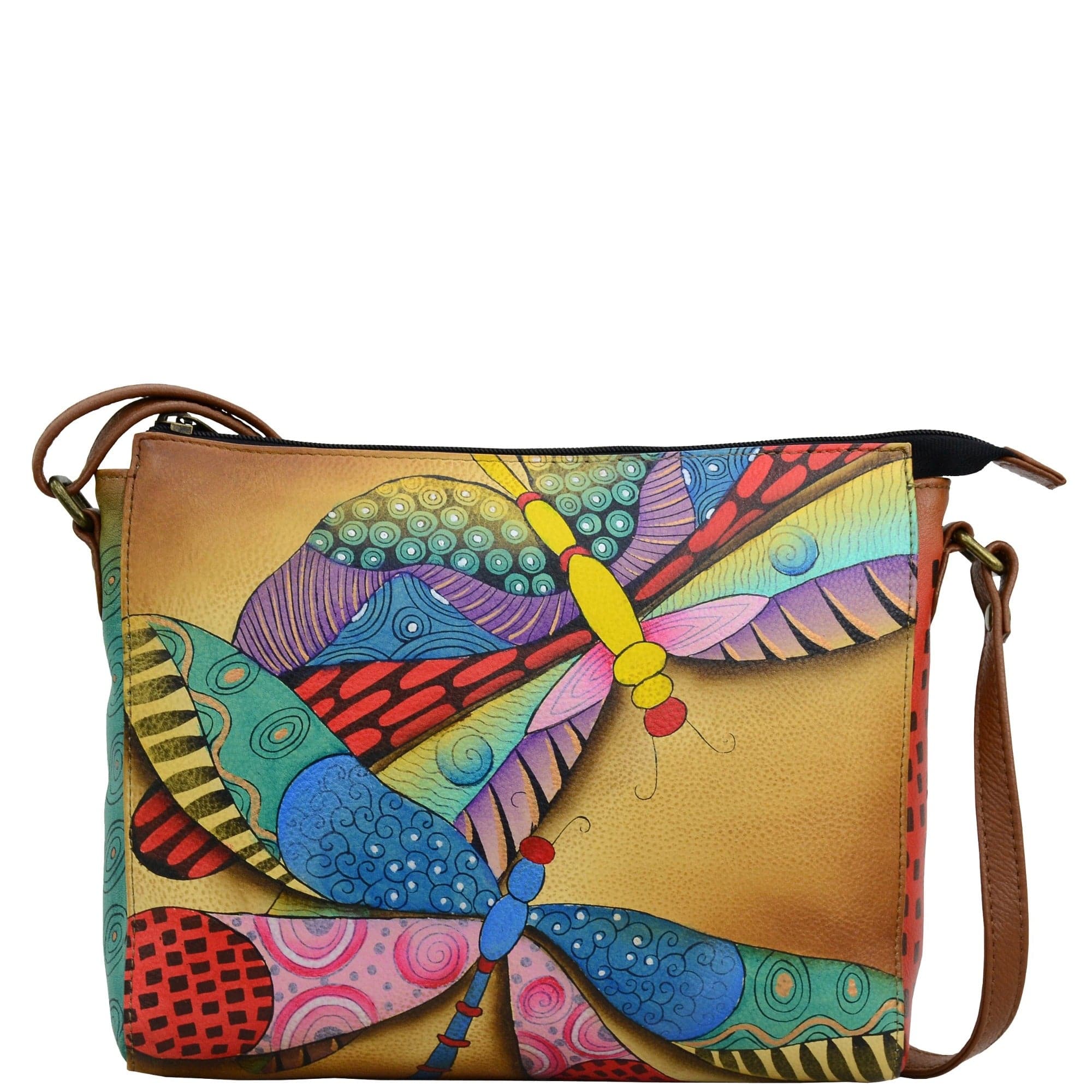 Dancing Dragonflies Slim Medium Crossbody - 8334