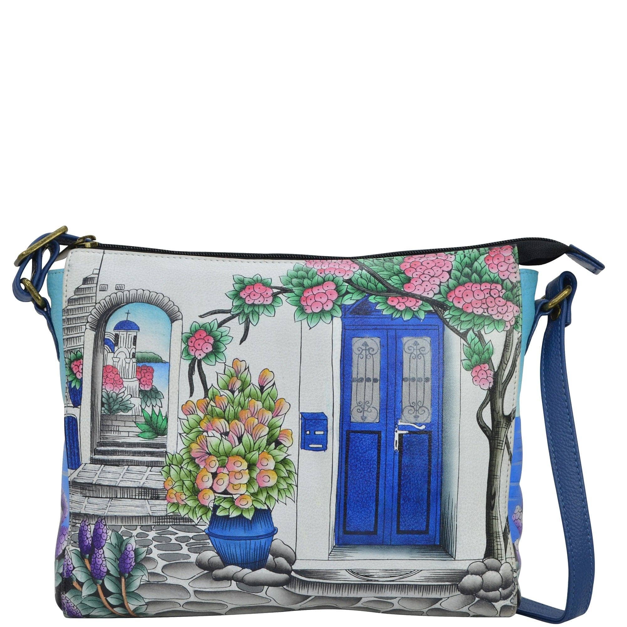 Magical Greece Slim Medium Crossbody - 8334