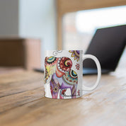 Retro Elephant Ivory Coffee Mug (11 oz.)